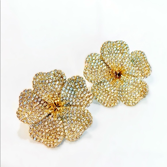 MONTY DON LONDON 1980s VINTAGE CRYSTAL FAUX PEARL NECKLACE AND EARRING SET BOX - Picture 6 of 9